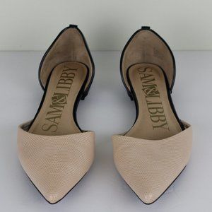 Sam and Libby black and cream flats